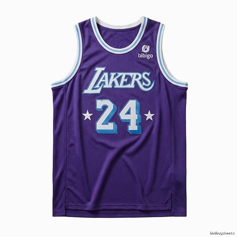 Kobe Lakers retro - style jerseys