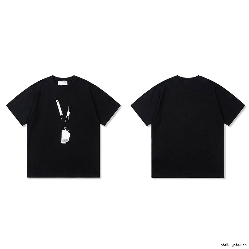 Maison Margiela minimalist black T-shirt