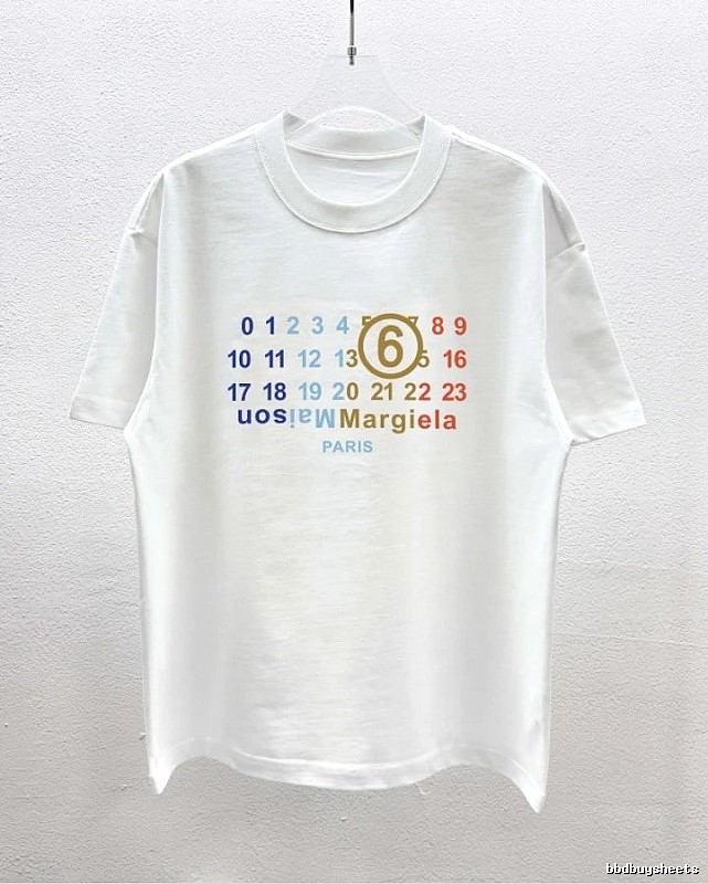 Maison Margiela MM6 Casual Style White T-Shirt