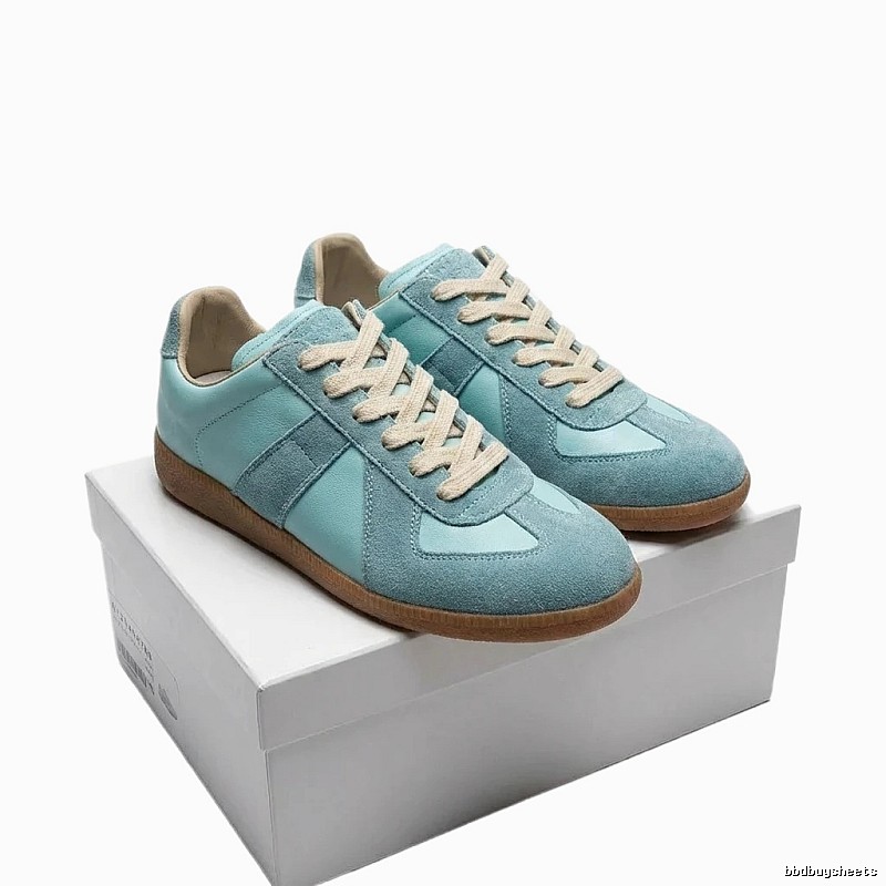 Maison Margiela vintage-style blue sports shoes
