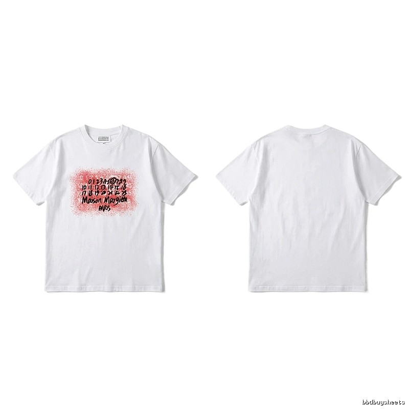 Maison Margiela white T-shirt with digital print