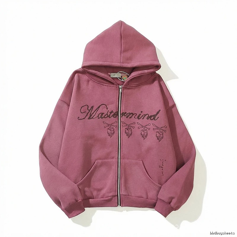 Mastermind Dark Style Rose Red Hoodie