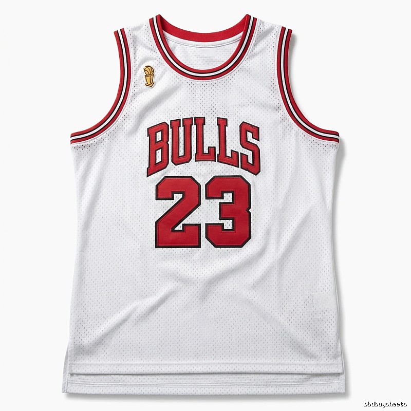 Michael Jordan retro-style white jersey