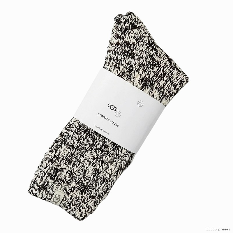 MiuMiu Knitted Black and White Trendy Socks