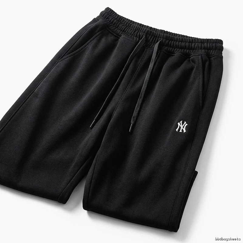 MLB Basic Style Casual Black Sweatpants