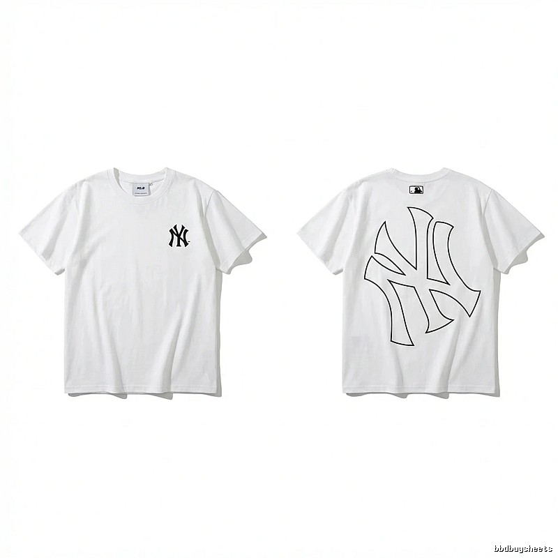 MLB New York Yankees minimalist style white T-shirt