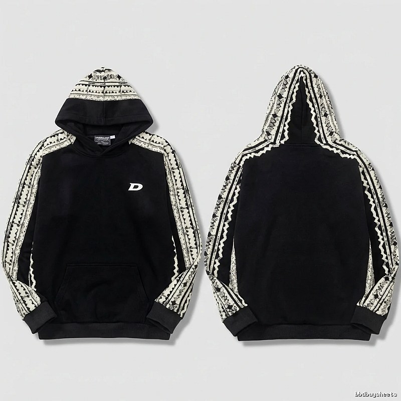 MLB retro style black hoodie