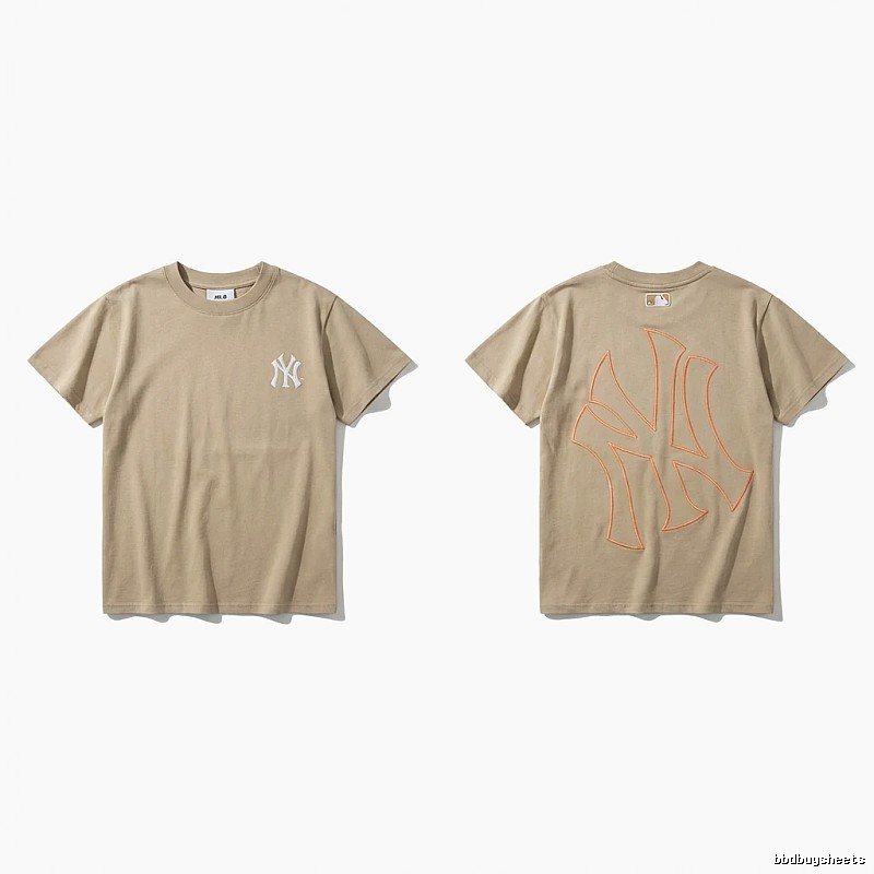 MLB retro style khaki T-shirt
