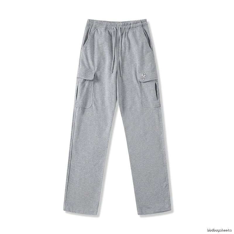 MLB utility-style grey long trousers