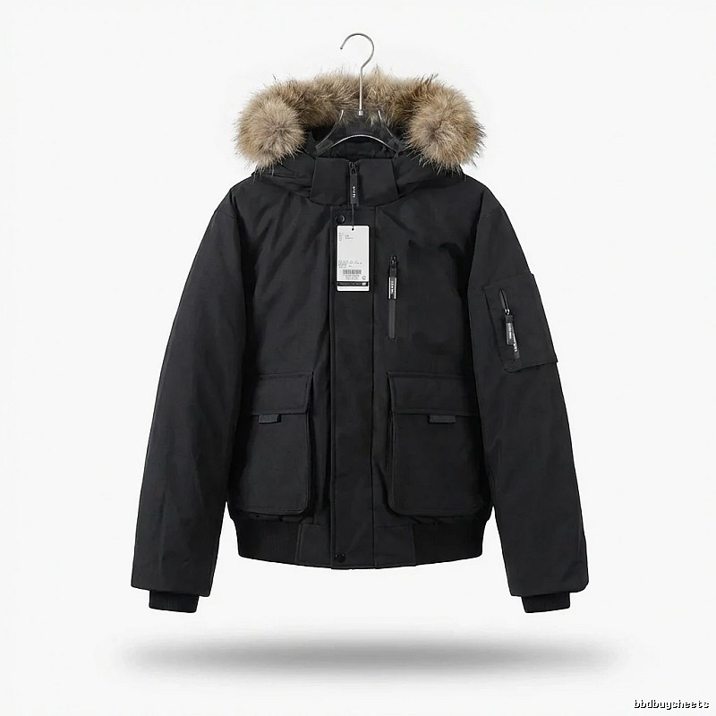 MLB Workwear Style Black Down Jacket