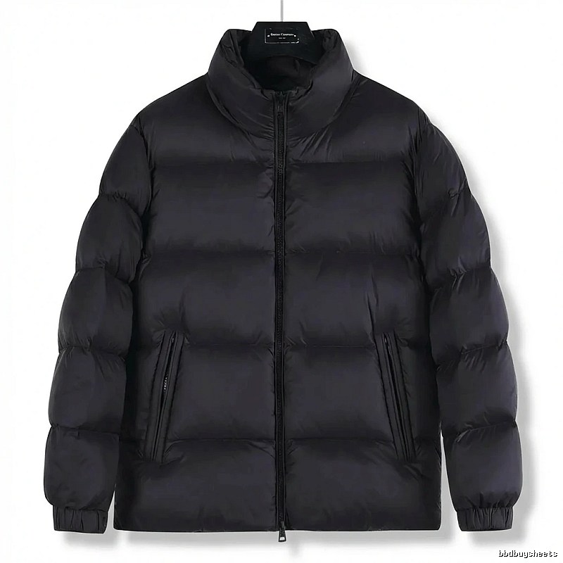 Moncler black casual down jacket