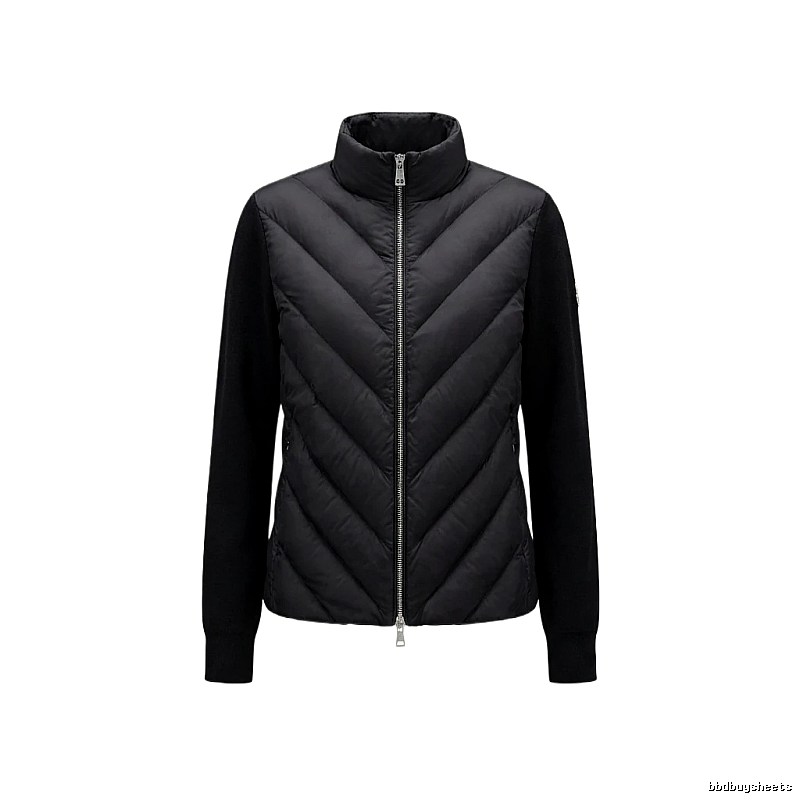 Moncler black casual style down jacket