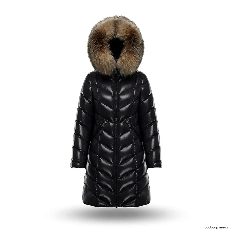 Moncler black luxury style down jacket