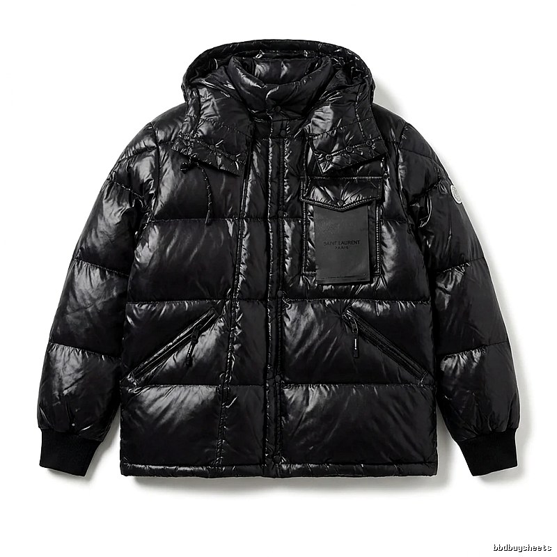 Moncler black trendy and cool down jacket