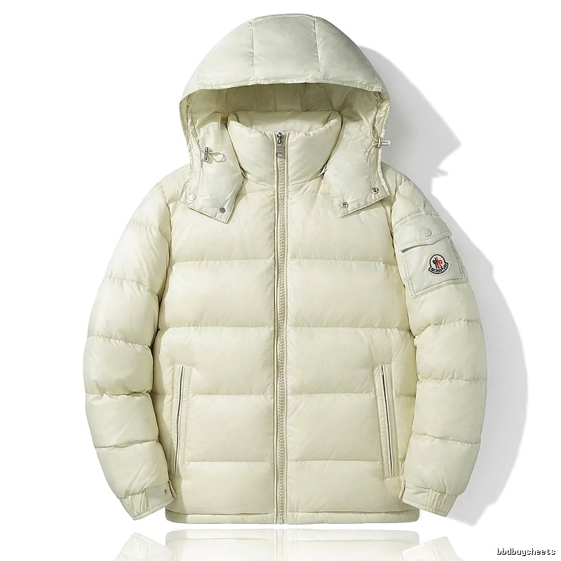 Moncler classic beige down jacket