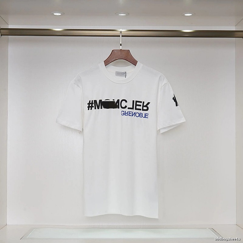Moncler Grenoble Trendy Printed White T-Shirt