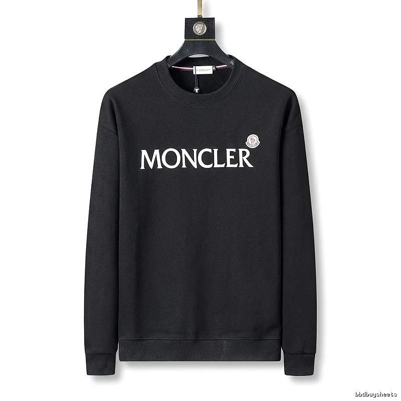 Moncler simple-style black sweatshirt