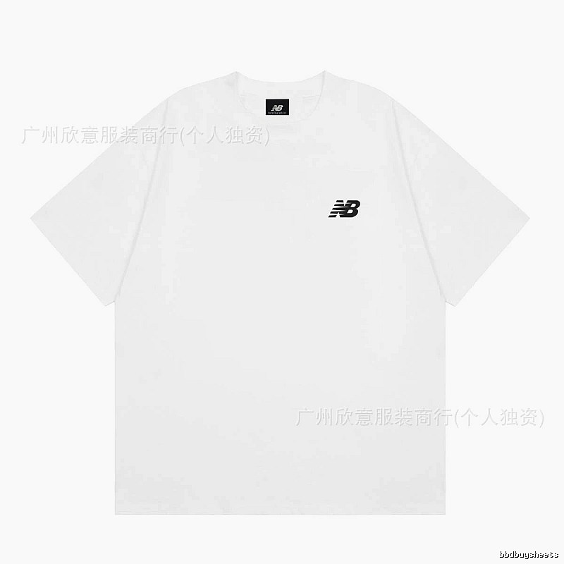 New Balance Classic Casual Style White Short-sleeve T-shirt