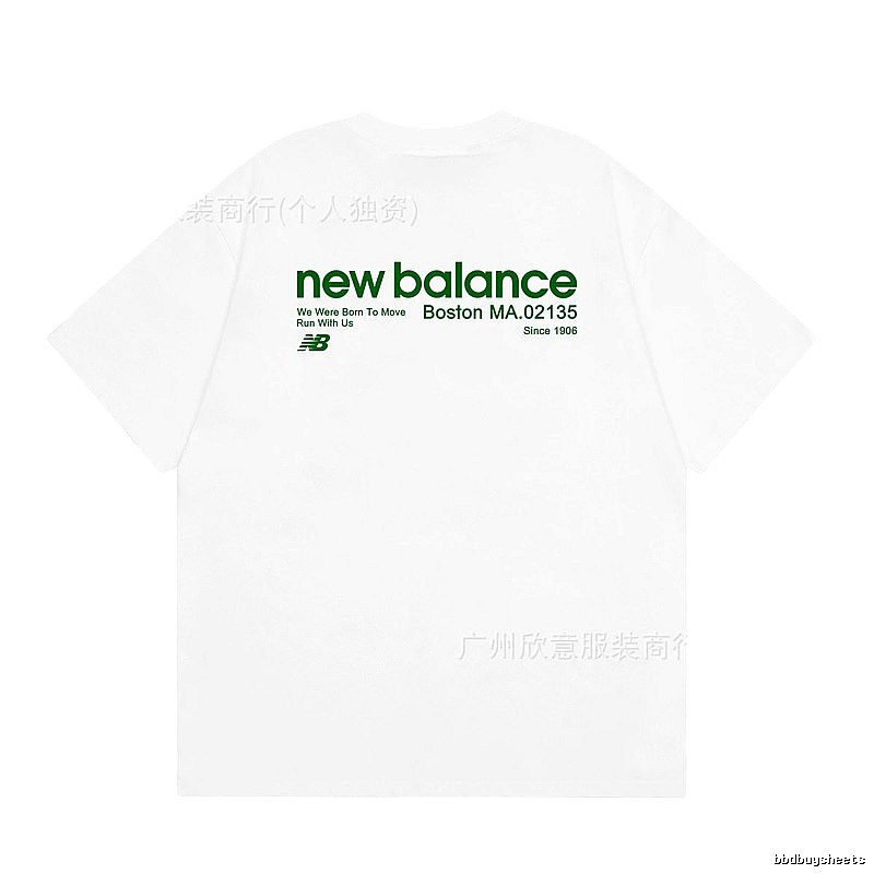 New Balance Vintage Casual Printed White T-Shirt