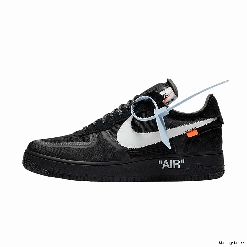 Nike Air Force black and gray trendy cool sports shoes