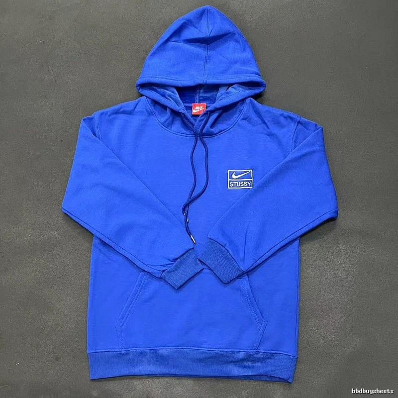 Nike Blue Zip Hoodie Campus Look Swoosh
