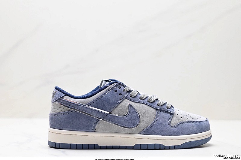 Nike Dunk Low Retro Style Blue-Gray Shoes