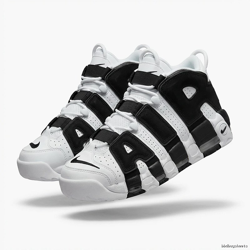 Nike Pippen Black and White Retro Athletic Shoes