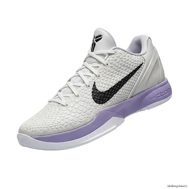 Nike retro-style white and purple sports shoes