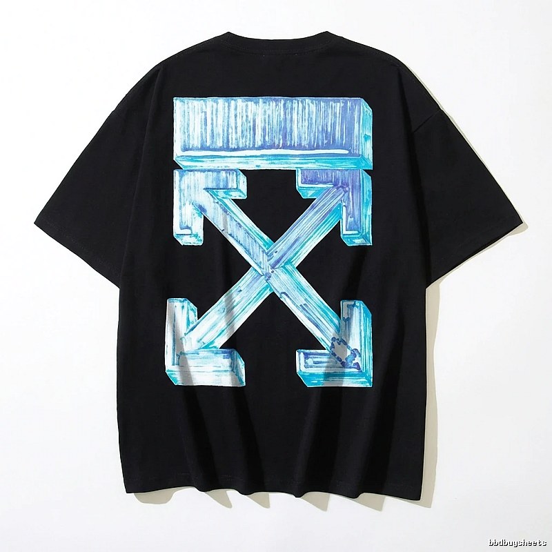 Off-White Arrow Trendy Brand Black T-shirt