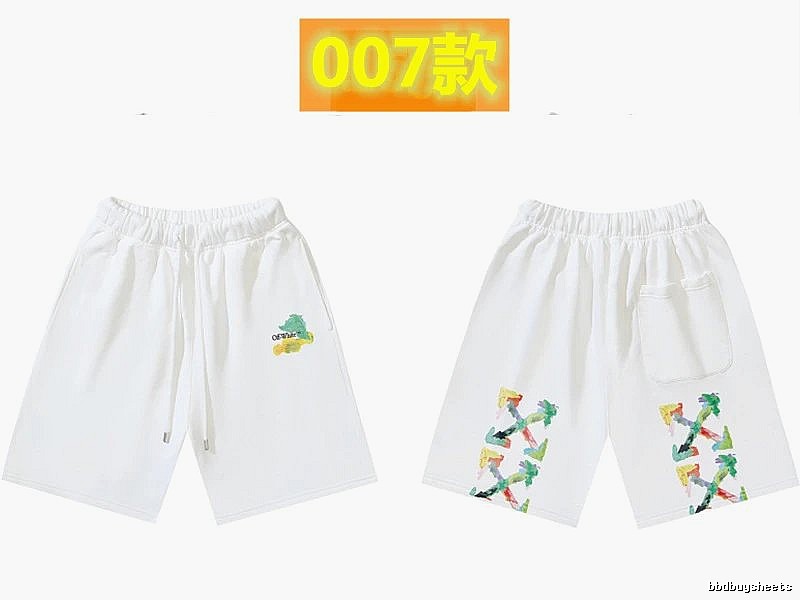 Off-White Style 007 Trendy White Shorts