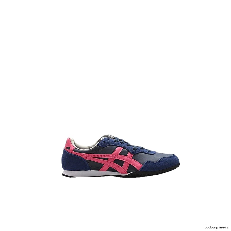 Onitsuka Tiger retro-style blue and pink sports shoes