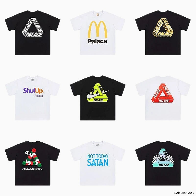 Palace Triangle Series Street Style Multicolor T-shirt