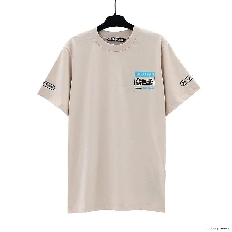 Palm Angels Daily Logo T-shirt White Palm Tree for City Outfits
