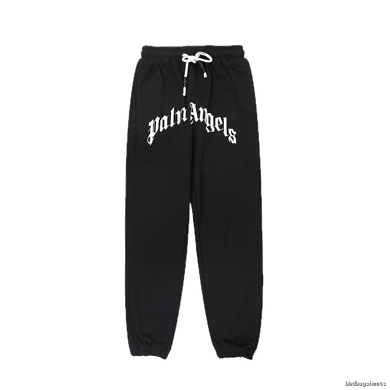 Palm Angels Gothic Style Black Sweatpants