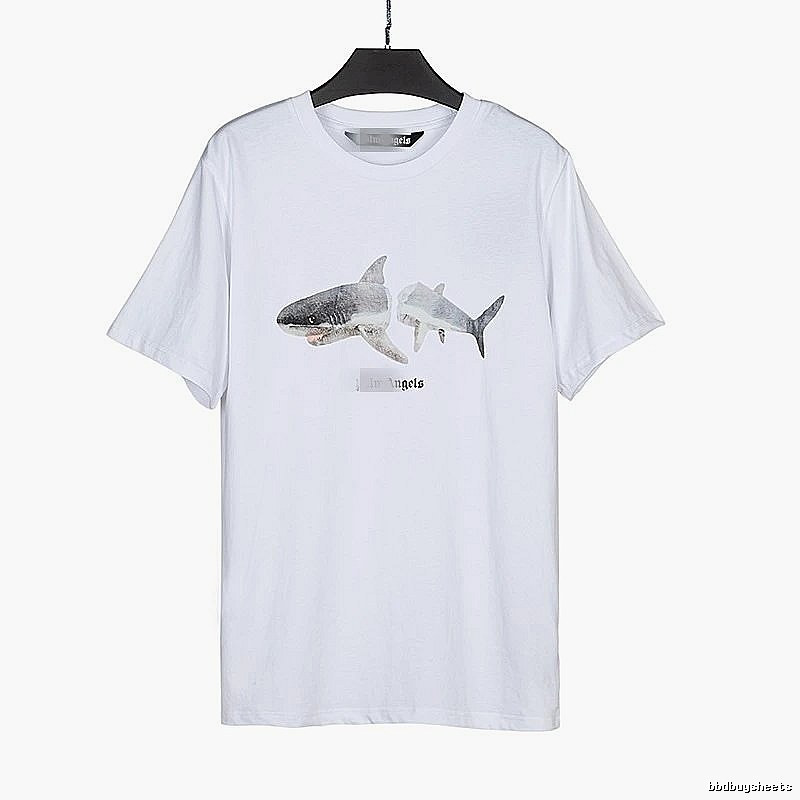 Palm Angels Patterned Bear graphic T-shirt White Colorful Bear with Polished Detail