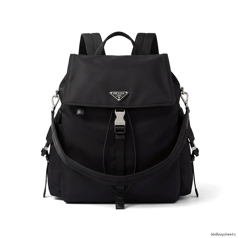 Prada classic black backpack