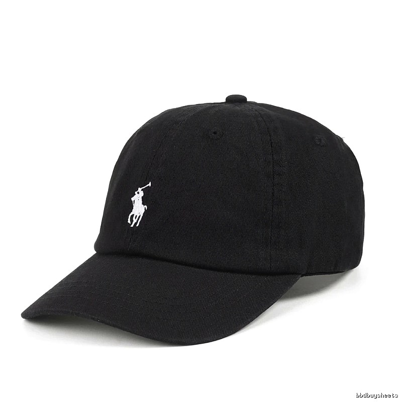 Ralph Lauren classic and simple style black hat