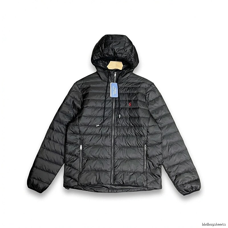 Ralph Lauren Polo Black Simple Down Jacket