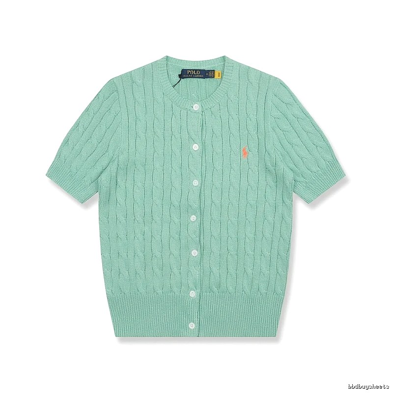 Ralph Lauren Polo light green knitted cardigan