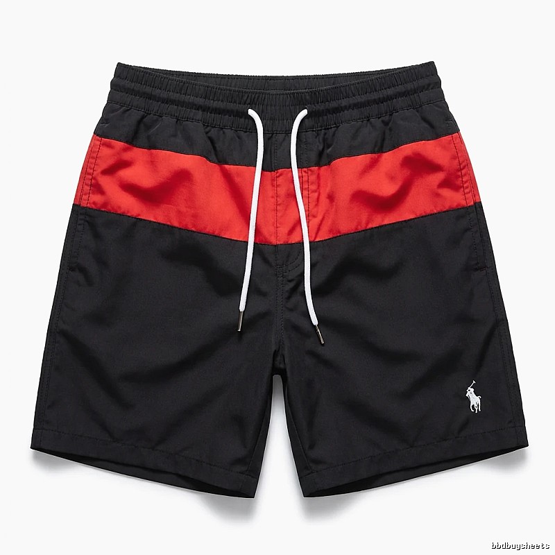 Ralph Lauren sporty black and red shorts