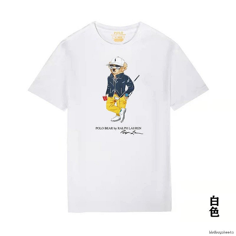 Ralph Lauren white T-shirt with bear print