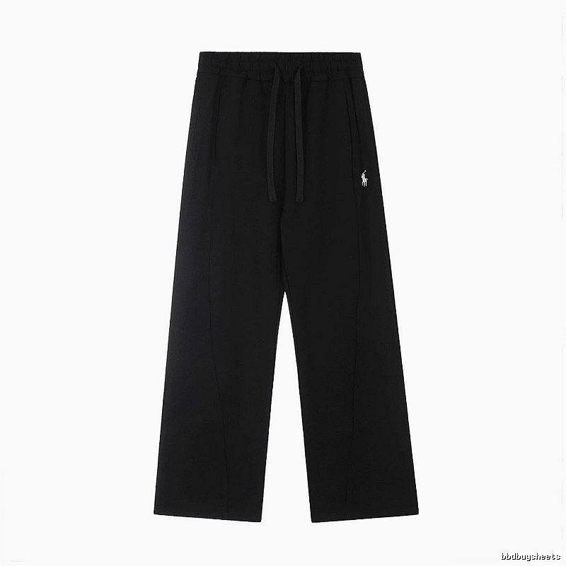 RalphLauren Wide-Leg Casual Pants Travel Edit in Black