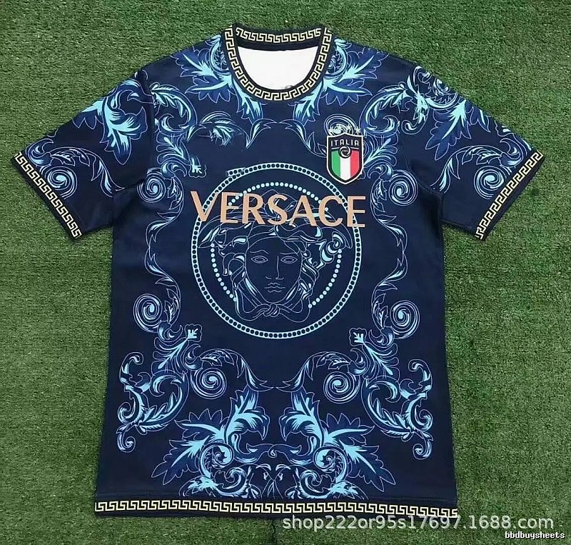 Real Madrid Blue Dragon Soccer Jersey Poolside Style