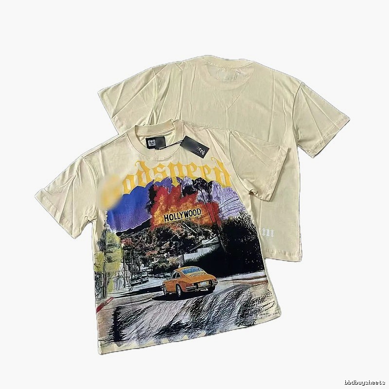 REP GODspeed American Vintage Beige Short Sleeve T-Shirt