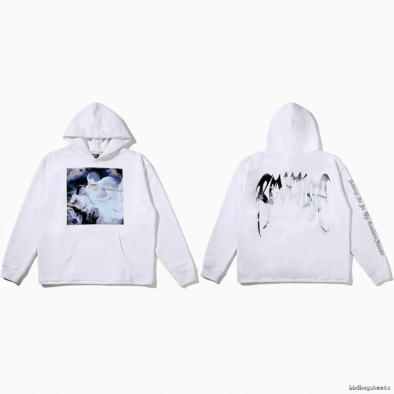 Revenge dark style white hoodie