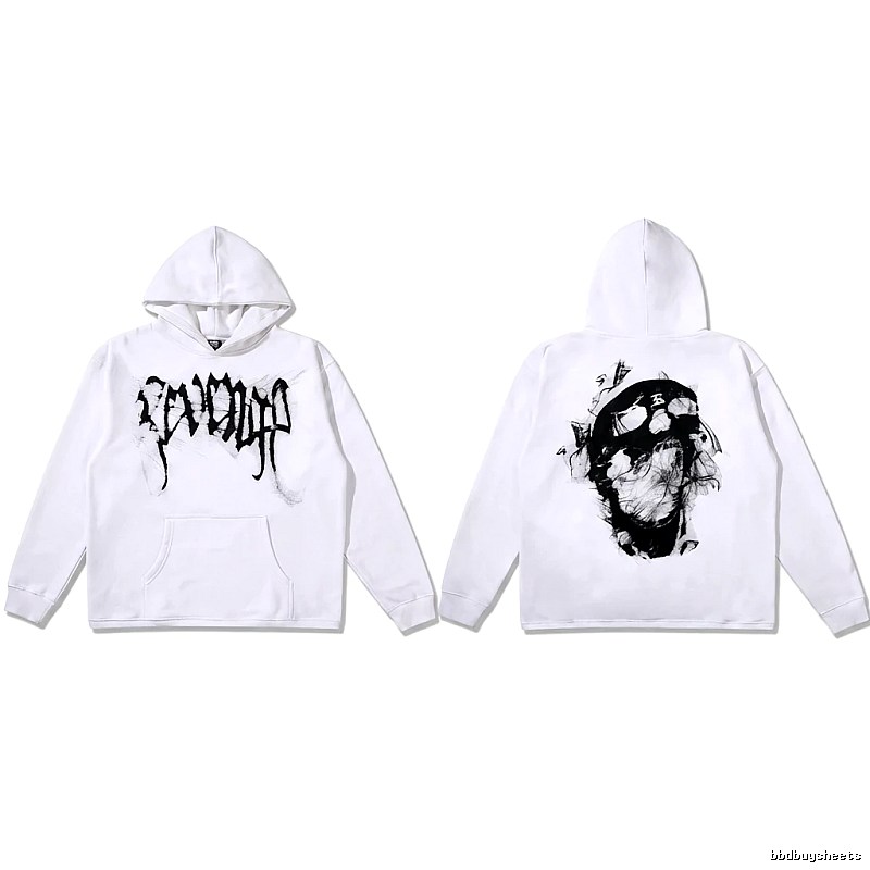 Revenge dark - style white hoodie