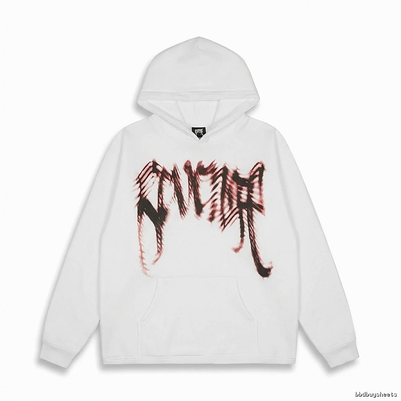 Revenge Gothic Style White Hoodie