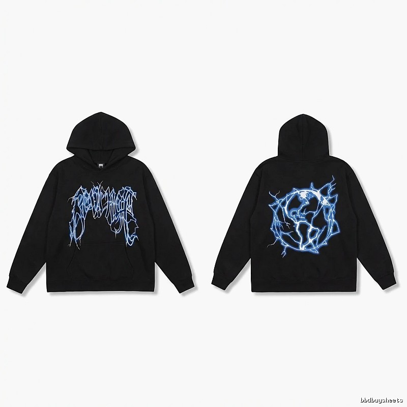 Revenge Lightning Wind Black Hoodie