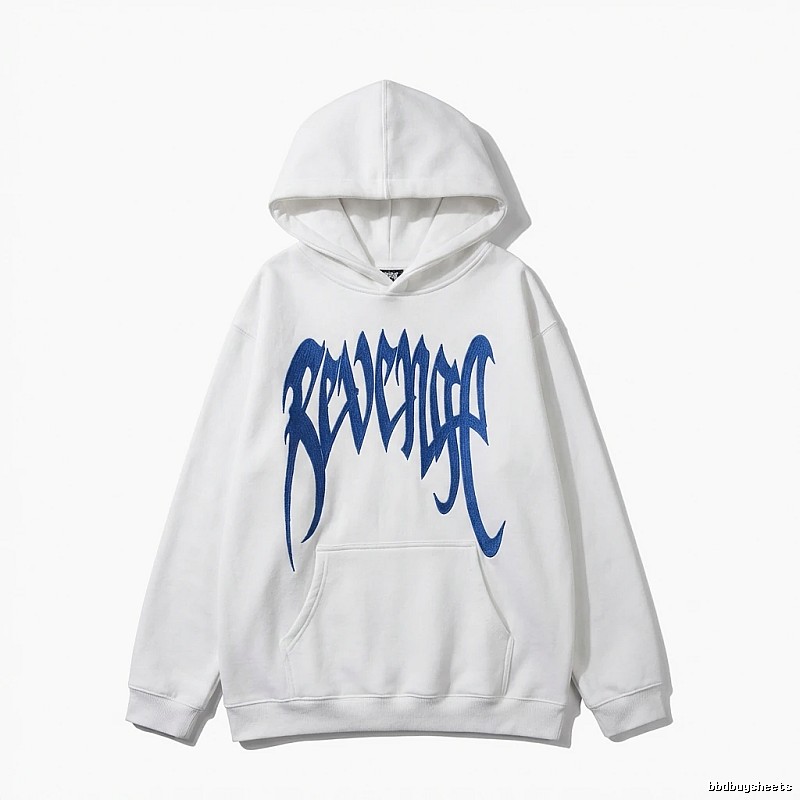 Revenge trendy and cool style white hoodie