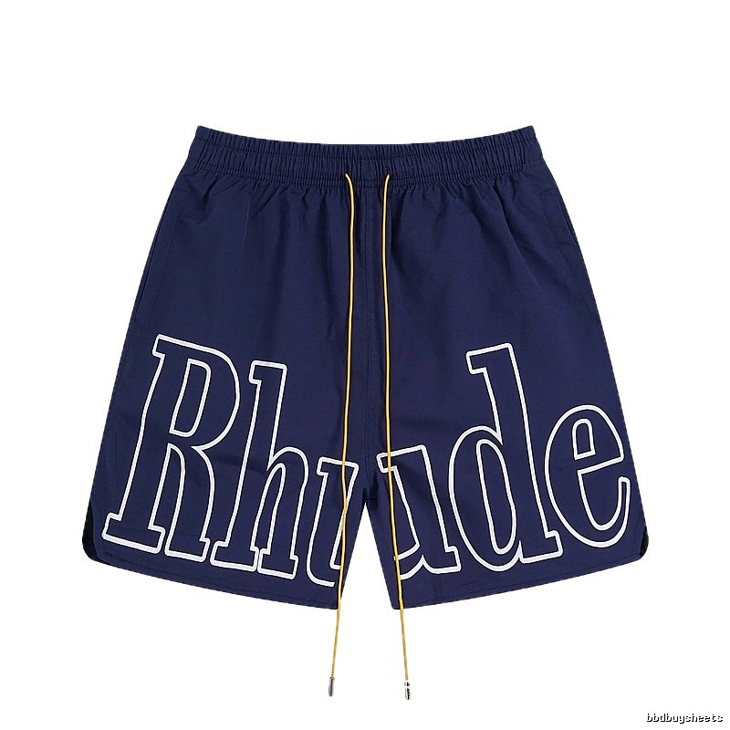 RHUDE Alphabet Wind Dark Blue Shorts